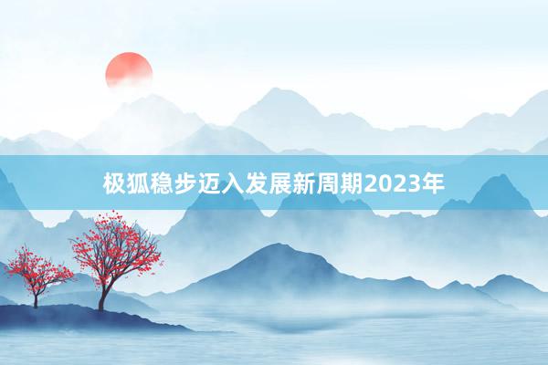 极狐稳步迈入发展新周期2023年